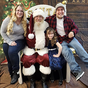 Santa Scott With Maryanne And Family